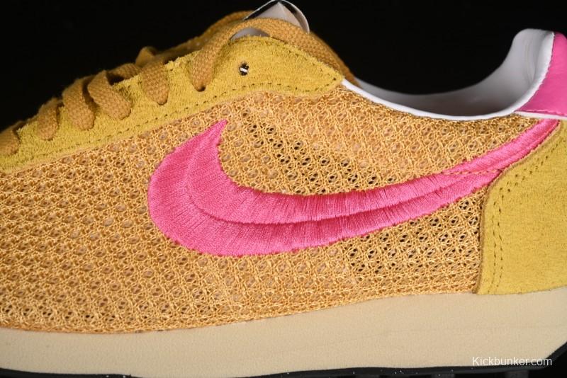 Stussy x Nike Roshe Run LD-1000 Comfortable Versatile Non-Slip Durable Waffle Low-Top Casual Running Shoes - FQ5369-700