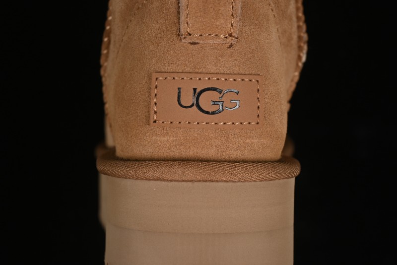 UGG Classic Ultra Mini Platform 3CM Wool Short Boots with TREADLITE Outsole - 1135092