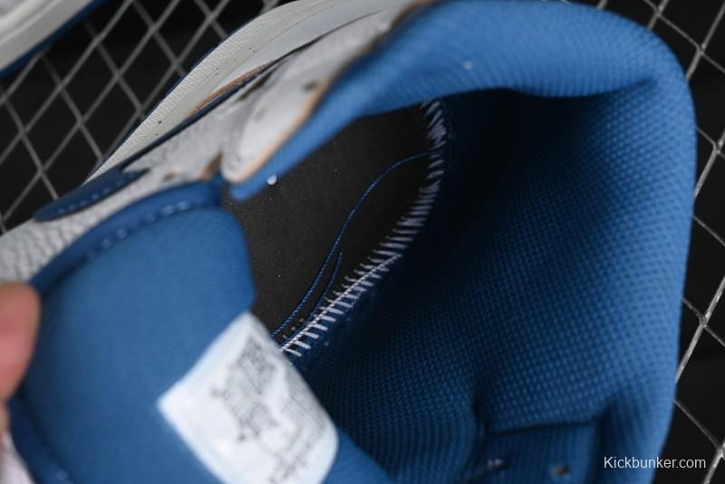 Nike Air Jordan 1 Mid Basketball Shoes Industrial Blue - FN5215-141