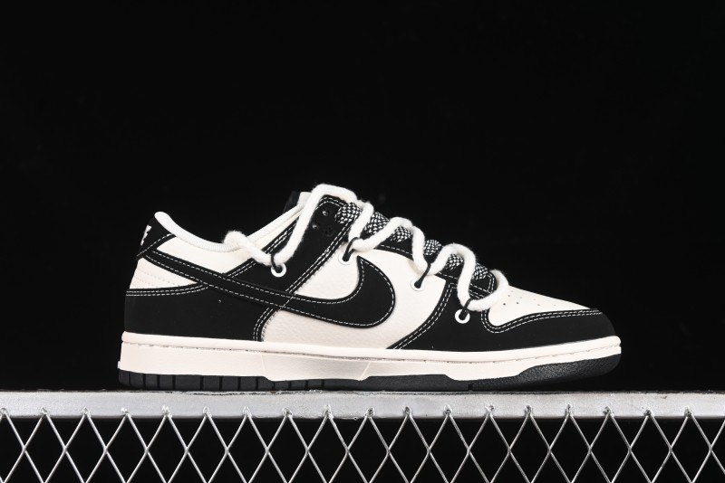 Nike SB Dunk Low SUP Collaboration - Strap Black Hook Anniversary High-End Custom Low-Top Casual Skate Shoes - SJ2068-288