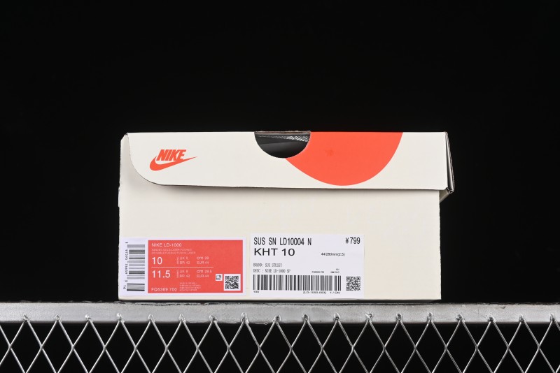 Stussy x Nike Roshe Run LD-1000 Comfortable Versatile Non-Slip Durable Waffle Low-Top Casual Running Shoes - FQ5369-700