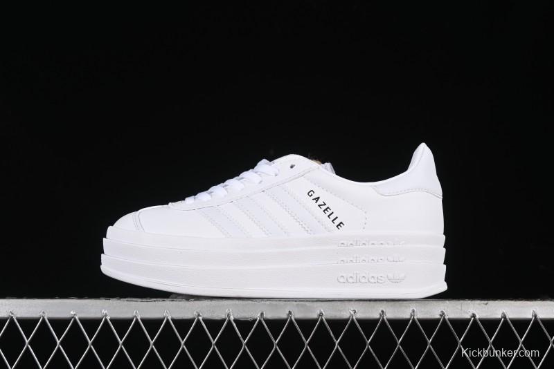 Adidas Originals Gazelle Bold IE5130 Low-Top Sneakers with Thick Sole for Casual Wear, Slip-Resistant and Durable - IE5130