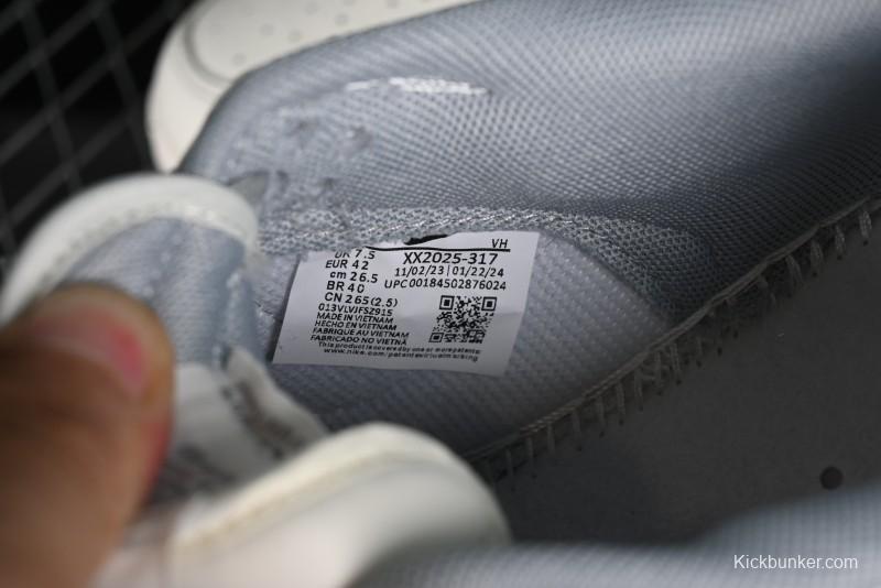 Nike SB Dunk Low Supreme Collaboration - Off White Gray Double Swoosh Anniversary Custom Low-Top Casual Skate Shoes - XX2025-317