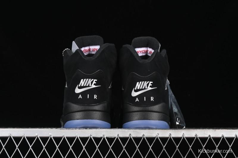 Nike Air Jordan 5 Retro Black Metallic Reimagined Basketball Shoes - HF3975-001