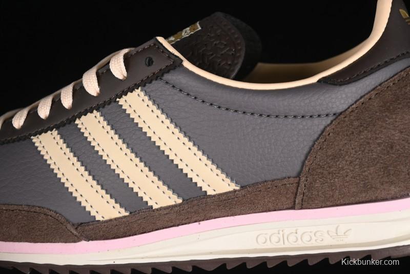 Adidas Originals SL 72 OG Retro Running Shoes with Nylon Upper and Suede Accents - IF1937