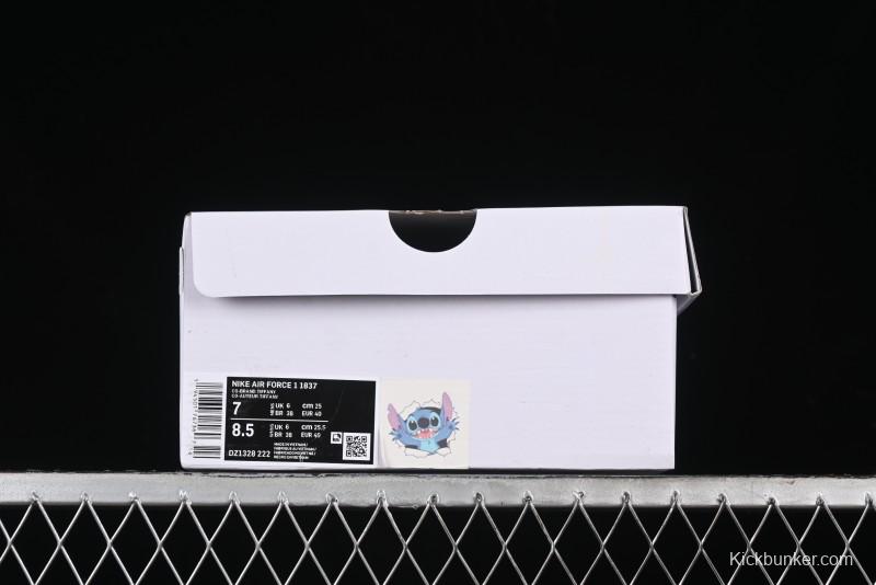 Nike Air Force 1 '07 Low x Stitch Casual Lace-Up Sneakers - DZ1328-222