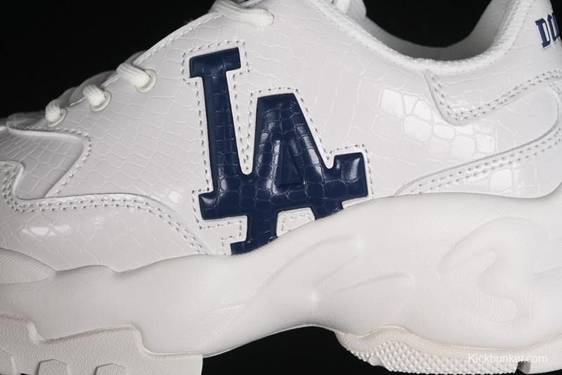 New York Yankees MLB Bigball Chunky Window Croco Thick Sole Casual Running Shoes - 3ASHBLA4N07WHS