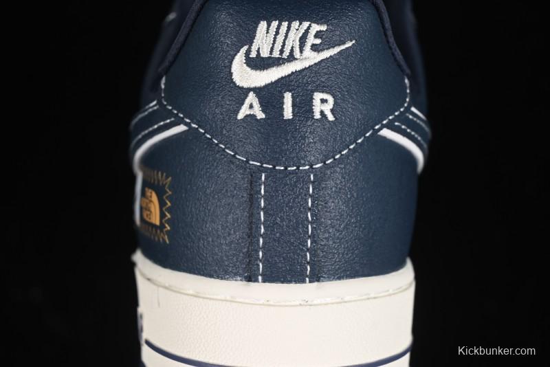Nike Air Force 1 '07 Low The North Face x CDG Dark Blue Casual Sneakers - KK1988-014