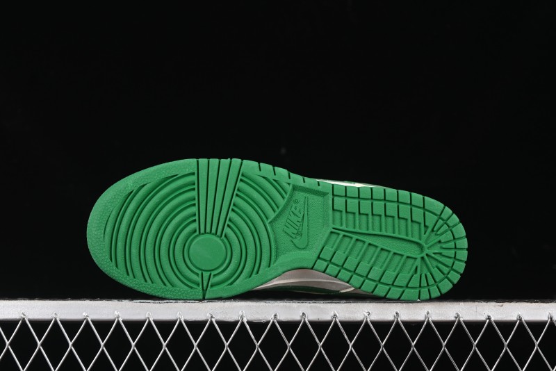 Nike SB Dunk Low Gucci Collaboration - Custom Patchwork Green Swoosh Anniversary Edition Low-Top Casual Skate Shoes - KK1688-053