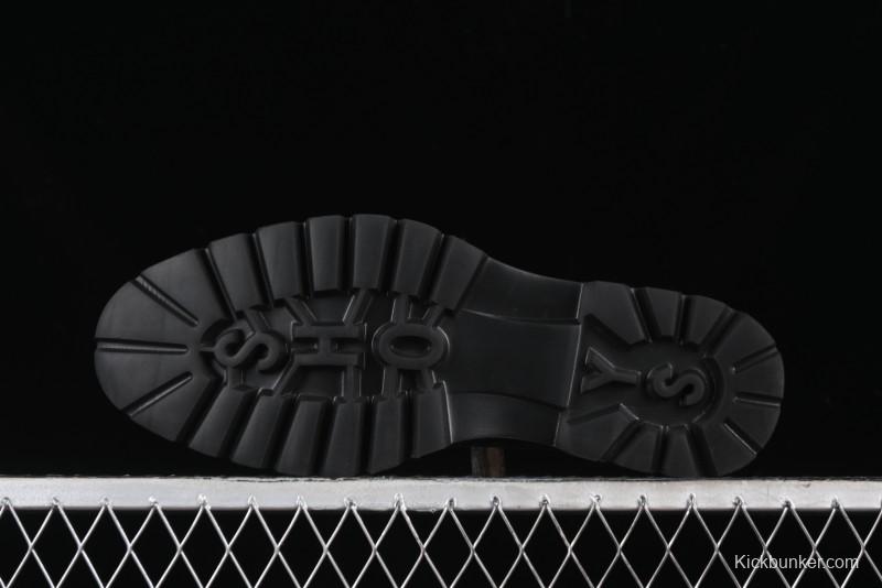 Ecco Block Brogue Business Derby Round Toe Genuine Leather Dress Shoes - 63667201001