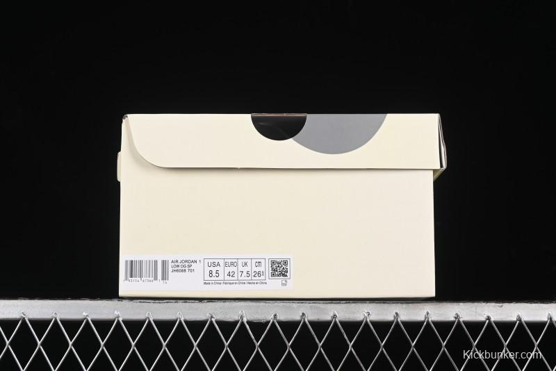 Nike Travis Scott x Fragment Design x Air Jordan 1 Low OG SP AJ1 Casual Sneakers - JH6088-701