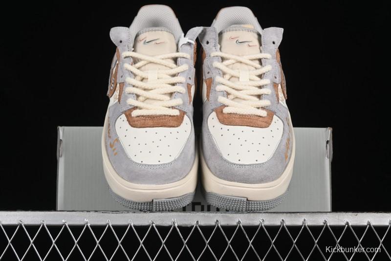 Nike Kaws x Air Force 1 '07 Low Custom Casual Sneakers - CW6688-806