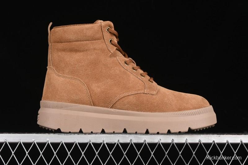 UGG Burleigh Boot Men's Lace-Up Winter Snow Boots with Lightweight Anti-Slip Combo Sole - 1153750