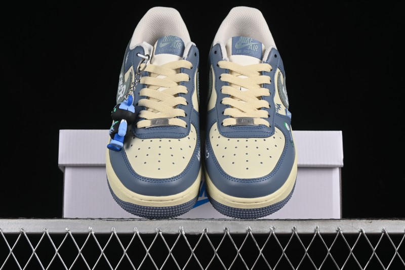 Nike Air Force 1 Low "Ghost Fire Clown" Halloween Themed Casual Sneakers - XL2321-333