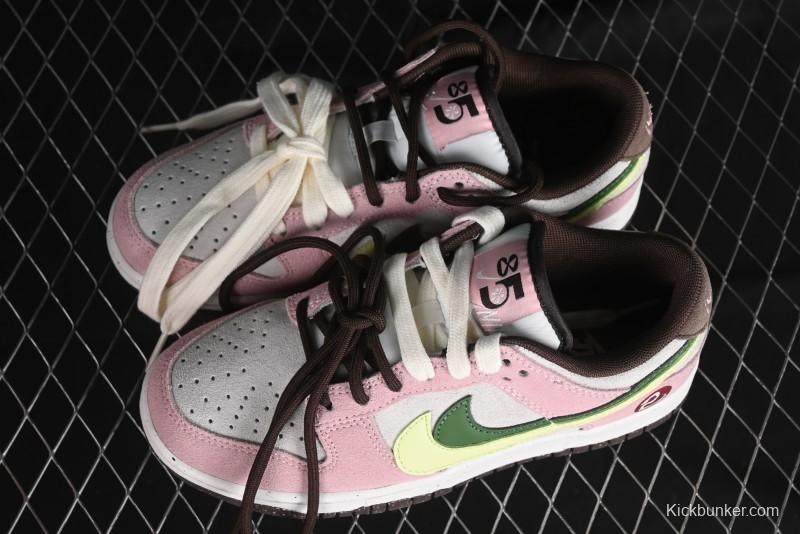 Nike Dunk Low 85 Double Swoosh Series Year of the Snake SB Low-Top Casual Skate Shoes - HV1799-161