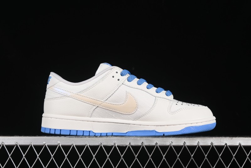 Nike SB Dunk Low Stussy Series - Woven Colorful White Swoosh Anniversary Custom Low-Top Casual Skate Shoes - KK1888-014