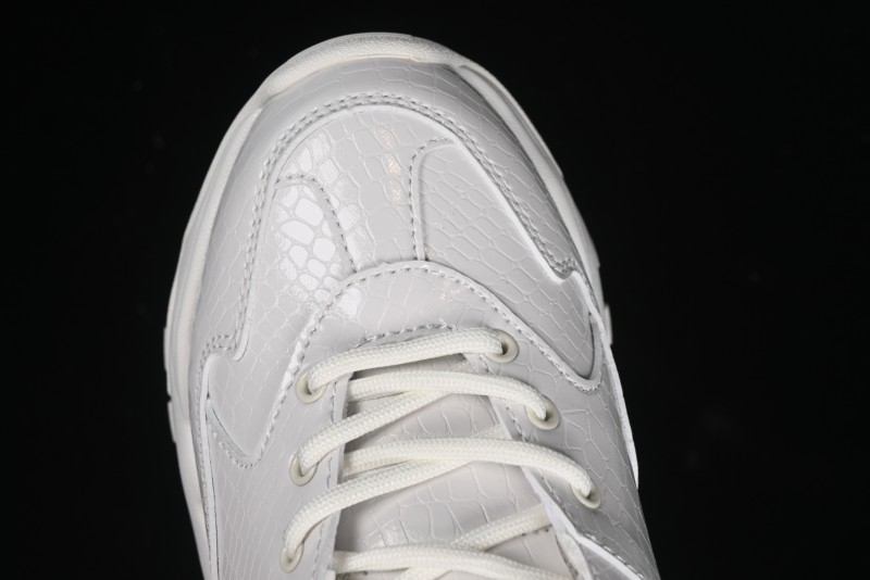 New York Yankees MLB Bigball Chunky Window Croco Thick Sole Casual Running Shoes - 3ASHBLA4N07WHS