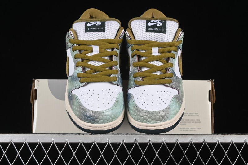 Nike Alexis Sablone x SB Dunk Low Reptile SB Low Top Casual Skate Shoes - HJ3386-300