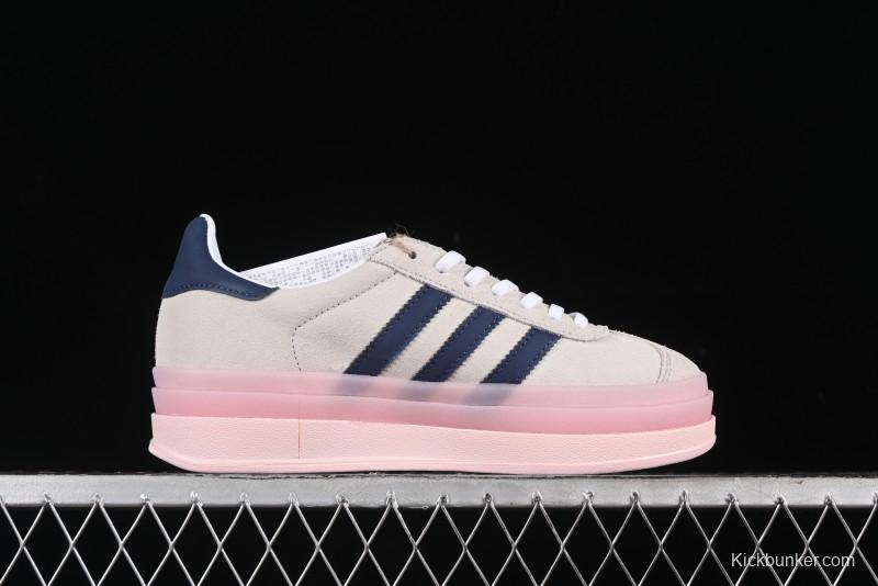Adidas Originals Gazelle Bold IE6508 Low-Top Sneakers with Thick Sole for Casual Wear, Non-Slip and Durable - IE6508
