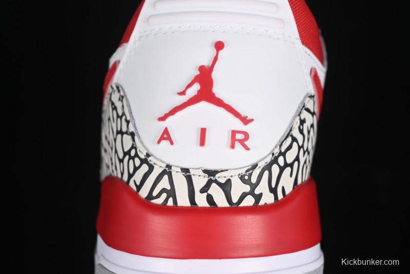 Nike Air Jordan Legacy 312 Low Sneakers with Velcro Strap and Triple Design - FQ7827-106