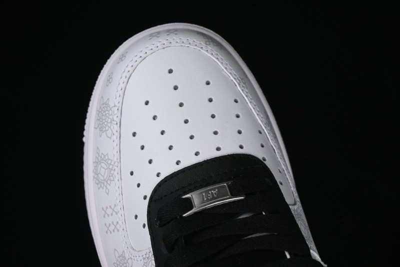 Nike Air Force 1 '07 Low Black Silk Chinese Style Casual Sneakers - ZH0316-036