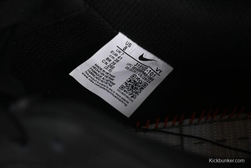 Nike Air Force 1 '07 Low LV Custom All Black Casual Sneakers - 315122-101