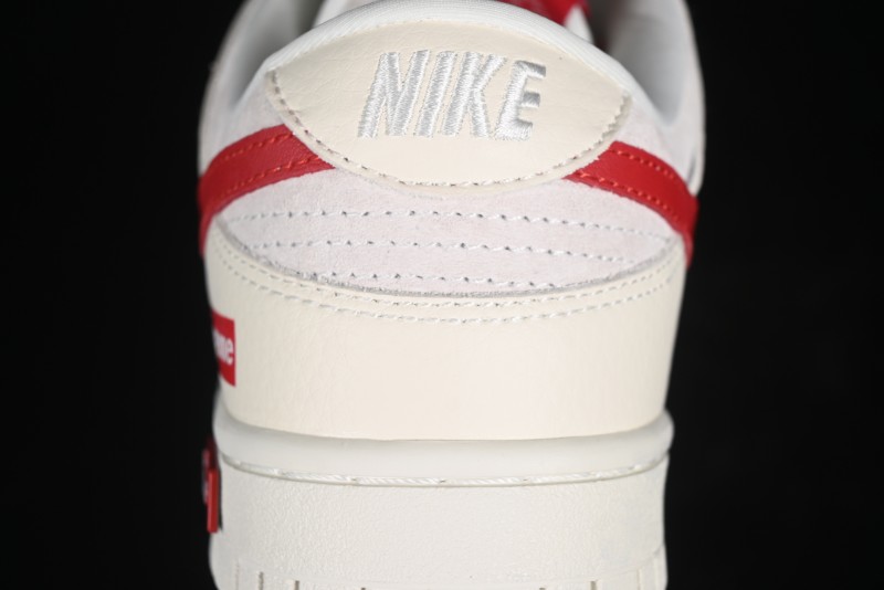 Nike SB Dunk Low Supreme Collaboration - Anniversary Edition Customized Low-Top Casual Skate Shoes - KK1333-002