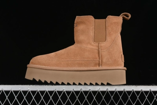 UGG Mini Bailey Button II Chelsea Boots with Chunky Platform - 1158051