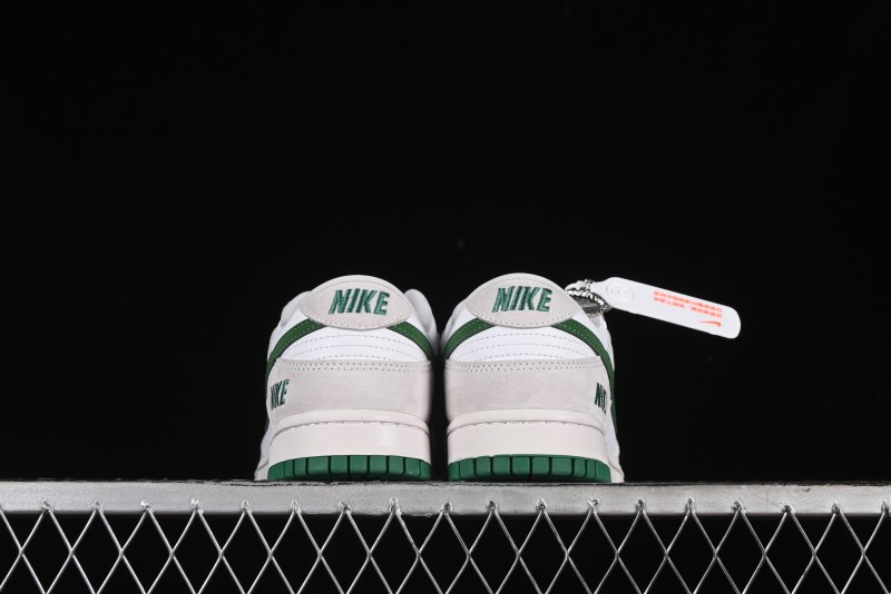Nike SB Dunk Low Anniversary Customized Casual Sneakers with Green Swoosh - KK1888-013
