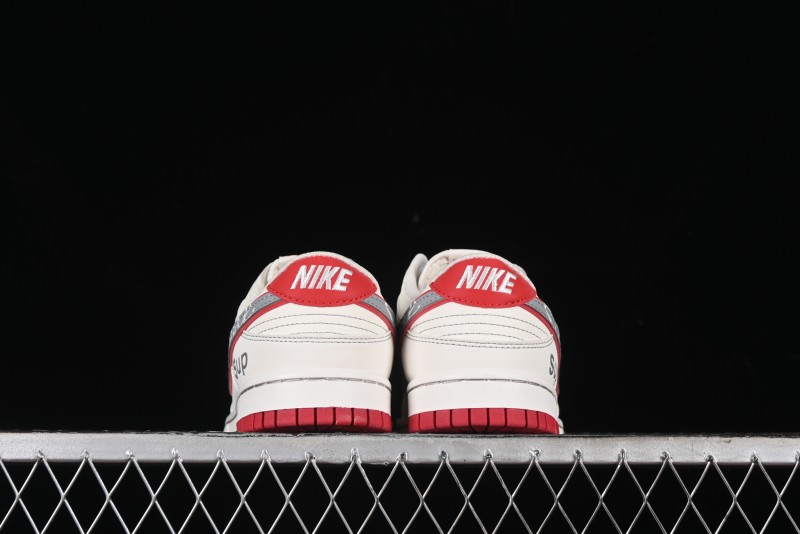 Nike SB Dunk Low SUP Collaboration - Signature Grey Check Anniversary High-End Custom Low-Top Casual Skate Shoes DJ2024-030