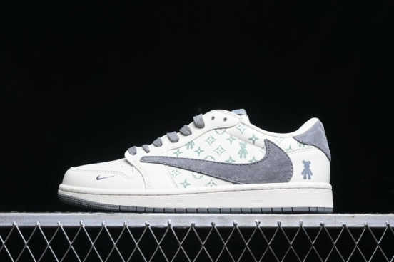 Nike Travis Scott x Fragment Design x Air Jordan 1 Low OG SP AJ1 Sneakers - SJ2068-111
