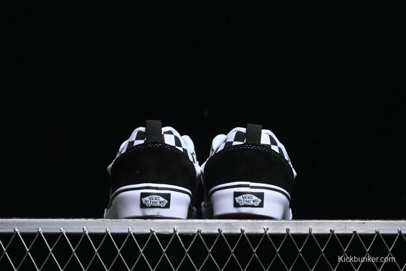 Vans Knu Skool Checkerboard Low Top Retro Casual Vulcanized Sneakers - VN0009QCIVG
