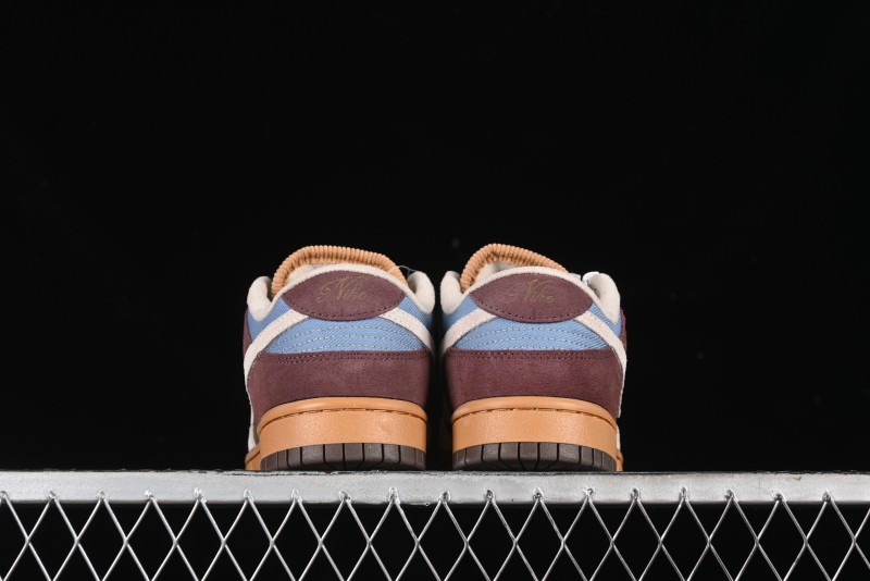 Nike Dunk Low Retro "Love & Peace" Casual Sneakers in Vintage Brown - HQ3459-212