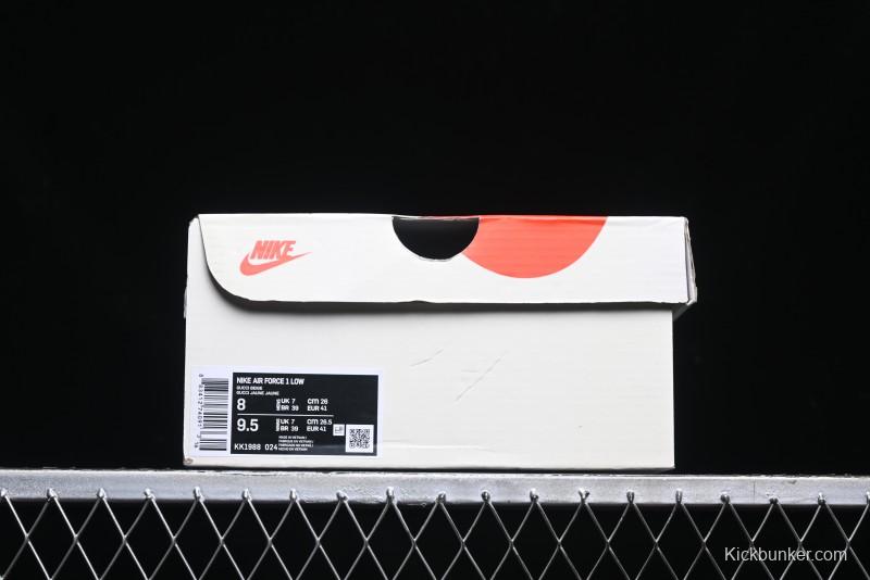 Nike Air Force 1'07 Low Gucci Collaboration White Brown Green Low-Top Casual Sneakers - KK1988-024