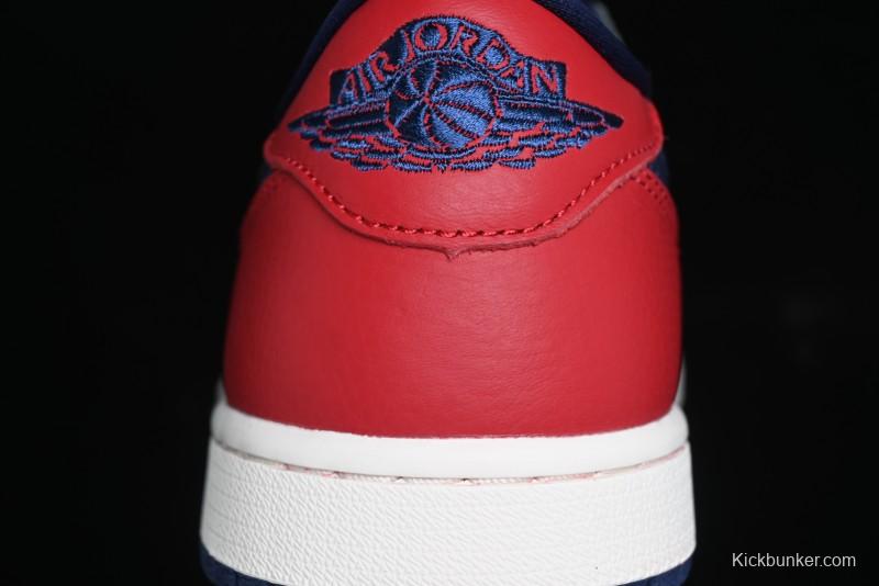 Nike Air Jordan 1 Low OG "Howard University" Casual Sneakers - HQ2993-100
