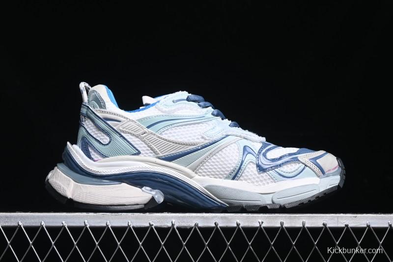 Balenciaga Runner Kith Four Color Retro Casual Sneakers - W3RXP9402