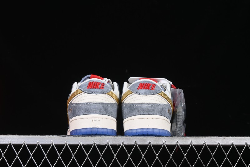Nike SB Dunk Low Year of the Snake Limited Edition - Gold Snake Anniversary Custom Low-Top Casual Sneakers - XX3168-116