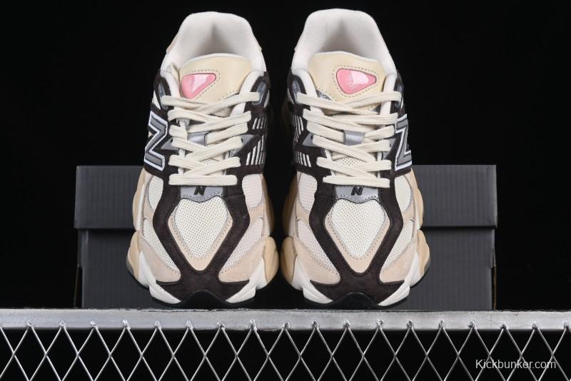 New Balance NB9060 Series Retro Casual Running Shoes with ABZORB Cushioning - U9060FLP