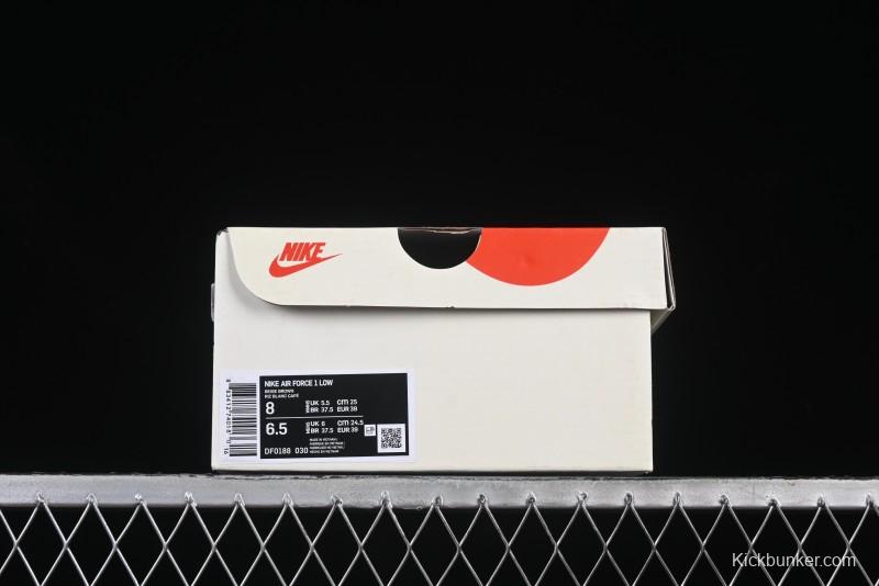 Nike Air Force 1 '07 Low Bape Camouflage Swoosh Beige Casual Sneakers - DF0188-030