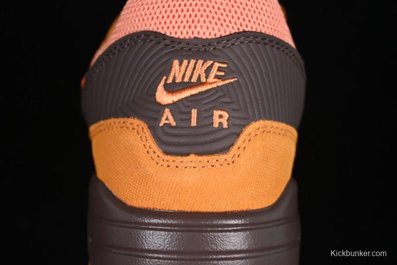 Nike Air Max 1 Retro Running Shoes with Half-Sole Air Cushion - HF7346-200