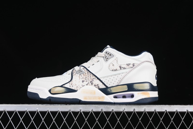 Nike Air Flight 89 Low Year of the Snake Theme Air Cushion Basketball Shoes - FQ8256-001