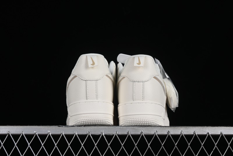 Nike Air Force 1 '07 Low Classic Khaki Mini Swoosh Starry Sky Low-Top Casual Sneakers - MJ0319-027