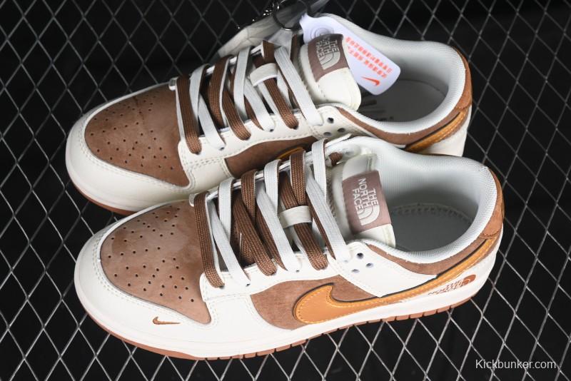 Nike SB Dunk Low The North Face Collaboration Anniversary High-End Customized Low-Top Casual Sneakers - DM6868-020
