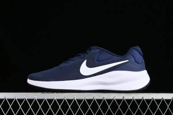 Nike Revolution 7 Wide Low-Top Running Shoes with Breathable Mesh and Durable Cushioning - FB2207-400