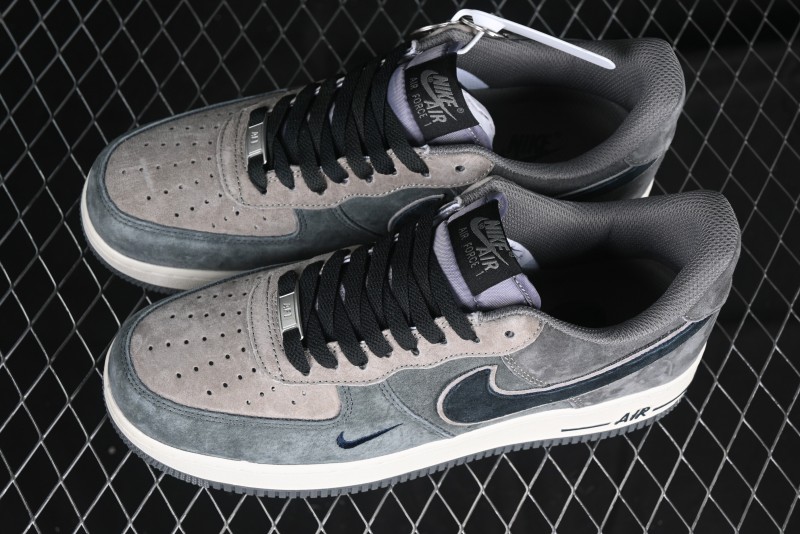 Nike Air Force 1'07 Low "Black Eight" Custom Casual Sneakers for Autumn Winter - YD2425-808