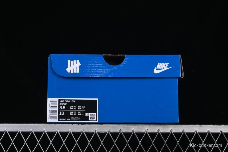 Nike SB Dunk Low x Undefeated Anniversary High-End Custom Low-Top Casual Skate Shoes - UN1697-666