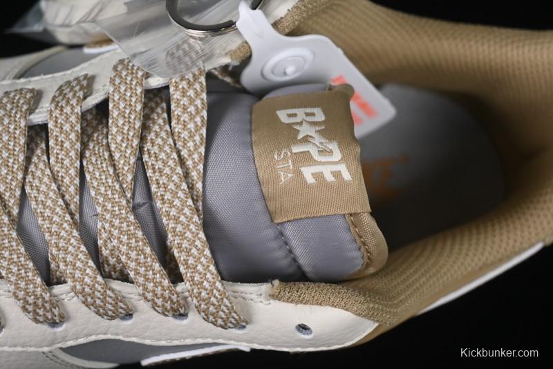 Nike Air Force 1 '07 Low Bape Collaboration Khaki Beige Grey Low-Top Casual Sneakers - BB6566-208