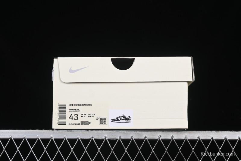 Nike SB Dunk Low Lightning Collaboration Daisy Black Check Anniversary Customized Low-Top Casual Sneakers - DJ2024-069
