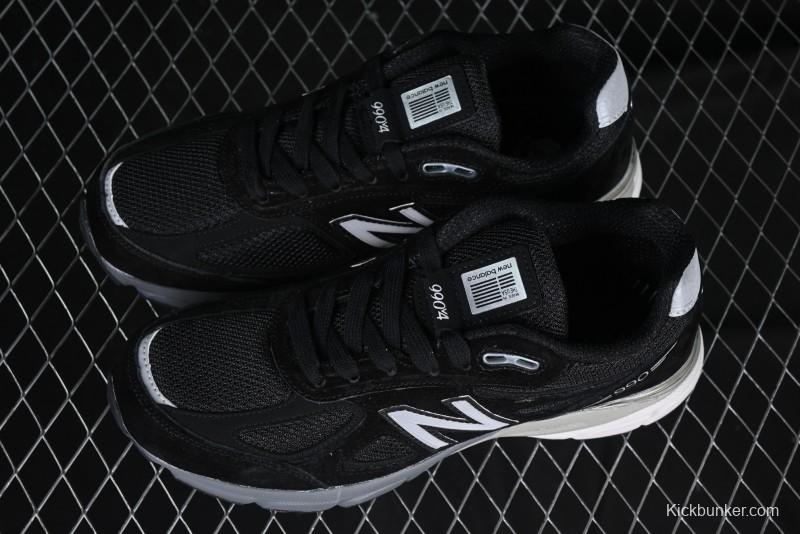 New Balance 990 Series Premium Retro Running Shoes with Carbon Fiber Midsole - M990BK4