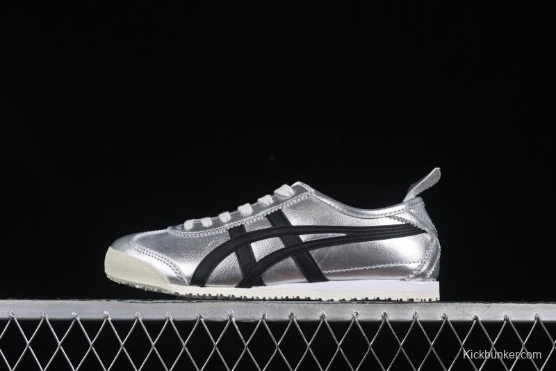 Onitsuka Tiger Mexico 66 Low-Top Leather Sneakers for Casual Running and Leisure - 1183B566-020